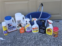 Mop Bucket, Cleaners, Safe Pet Salt, Etc...