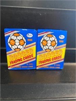 Vintage 1990 Soccer Packs Lot (2)
