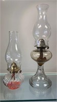 Pair of Oil Lamps