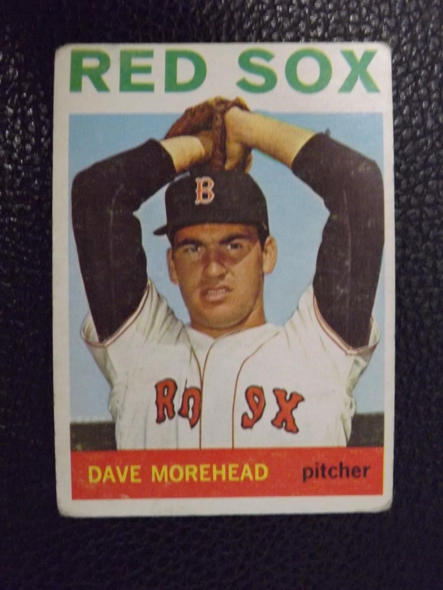 1964 TOPPS #376 DAVE MOREHEAD RED SOX