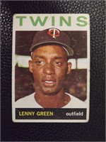 1964 TOPPS #386 LENNY GREEN MINNESOTA TWINS