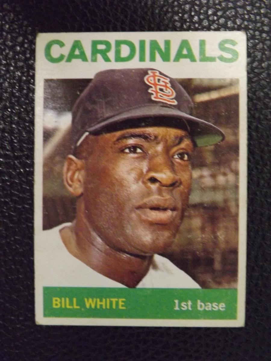 1964 TOPPS #240 BILL WHITE ST LOUIS CARDINALS