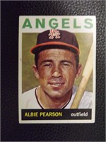 1964 TOPPS #110 ALBIE PEARSON ANGELS VINTAGE