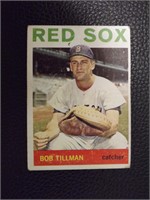 1964 TOPPS #112 BOB TILLMAN RED SOX VINTAGE