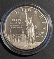 1986 US Mint Commemorative Proof Silver Dollar