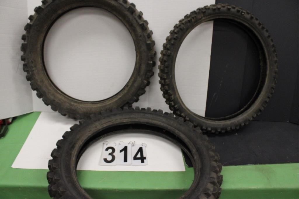 3 Dirt Bike Tires Sizes 120/90 - 18 ~ 130/80 - 18