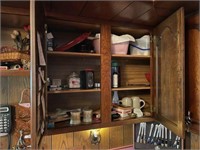 Contents of All Upper Cabinets