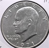 1971 S SILVER IKE DOLLAR