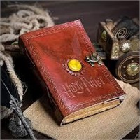 Harry Potter vintage leather journal with stone