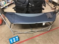 Camp Cot With Cupholder