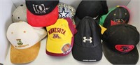 9 COLLECTABLE MISC. BALLCAPS
