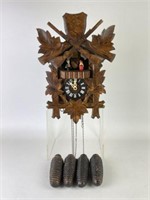 Vintage Wooden Musical Cuckoo Clock