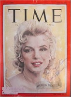 Marilyn Monroe Signed Time Magazine Cover May 1956