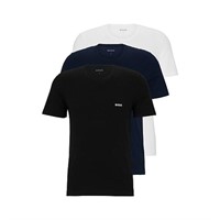 BOSS Men's 3-Pack Classic Logo Cotton T-Shirt,