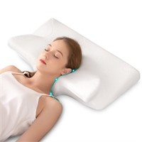 M221  MARNUR Memory Foam Cervical Pillow - White