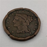 1854 Large Cent