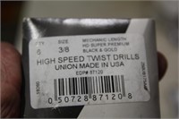 2 PKGS 3/8 DRILL BITS