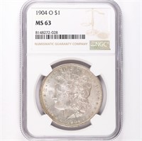 1904-O Morgan Dollar NGC MS63