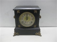 6"x 11"x 11" Vtg Ingraham Mantle Clock Untested
