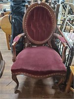 Medallion Back Victorian Chair