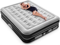 SEALED - Airefina Deluxe Queen Air Mattress with B