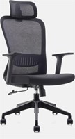 AS IS - BLACK OFFICE CHAIR