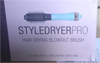 STYLE PRO HAIR DRYER BRUSH - BLUE