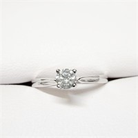 Certified10K  Diamond(0.19ct) Ring