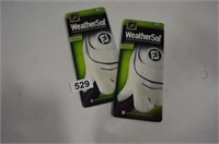 2 pair FootJoy WeatherSof golf gloves NEW