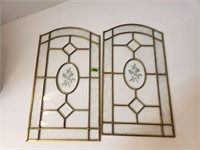 Two Welded Glass Panels