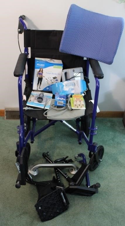 Wheelchair w/ Elderly Assistance Items