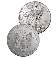 (1) US Silver Eagle Random Date