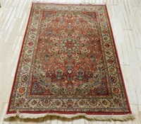 French Senneh Wool Area Rug.