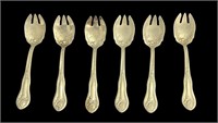 Six Vintage Conn Silver Plate Sporks