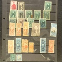 US Stamps Revenue & Newspaper Stamp used accumulat