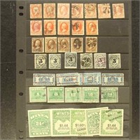 US Stamps Officials, Playing Card & Wine Stamps us