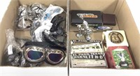 Goggles/ Sunglasses, Donald Duck Figure, Biker