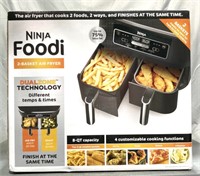 Ninja Foodi 2 Basket Air Fryer (pre-owned,
