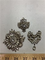 3 vintage pins