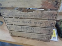 OLD WOOD FRUIT CRATE