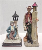 Ceramic Drunkard Figurines, Tallest 1' *Bidding