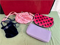 4 LITTLE GIRL PURSES