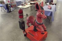 COIN OP DONKEY RIDE TOY (WORKS & PLAYS MUSIC)