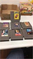 7 NES Gabe’s including Tecmo super bowl and Mario