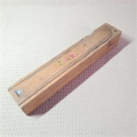 Antique Wooden Pencil Case