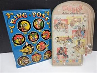 2 Vintage Toys, Rodeo Pinball ,See Pics