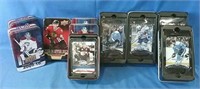Upper Deck Hockey card cases and 5 Winter