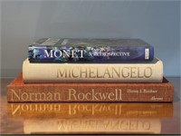 Monet Michelangelo & Norman Rockwell Books