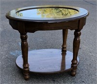 Oval Lamp Table
