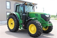 2016 JOHN DEERE 6155M MFWD TRACTOR - 1991 HRS